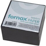  PAPIR ZA KOCKU 9X9X5CM LJEPLJENI FORNAX CRNI | Shoptok.si