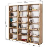 Hanah home biblioteka, krem Slike