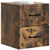  Stenski nočni omarici 2 pcs Dimljen hrast 34,5 x 33 x 40 cm, (5000209843) | Shoptok.si
