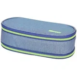 traper plava ovalna pernica 23x10cm