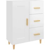  Komoda sjajna bijela 69 5x34x90 cm od konstruiranog drva | shoptok.hr