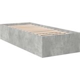 vidaXL Okvir kreveta boja betona 90 x 190 cm od konstruiranog drva | shoptok.hr