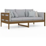  Dnevni ležaj od masivne borovine smeđa boja meda 90 x 190 cm | shoptok.hr