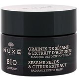 Nuxe Bio Organic Sesame Seeds & Citrus Extract Radiance Detox Mask maska za posvjetljivanje i detoksikaciju kože 50 ml Cijene