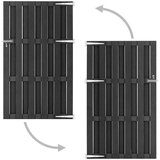 vidaXL Vrtna vrata od WPC-a 100 x 180 cm siva | shoptok.hr