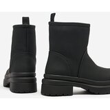 Resti Black matte women's boots with thicker sole Holeopi | shoptok.hr