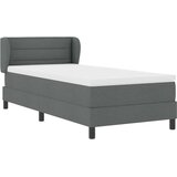  s opruga kutije Tamno siva 90 x 200 cm tkanina | shoptok.hr