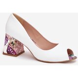 Boto Leather pumps with decorative heel Lewski Shoes | shoptok.hr