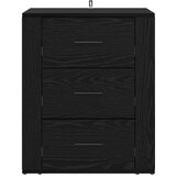  Noćni ormar Crni hrast 35 x 50 x 60 cm Konstruirano drvo | Eponuda.com