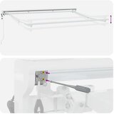 vidaXL Retraktilna tenda Antracit 250x200 cm blago - - Antracit - 22.86 - 250x200 cm - 2025- | Shoptok.si
