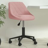 Okretna Radna stolica - Uredska stolica ružičasta baršunasta - Ružičasta 1 | shoptok.hr