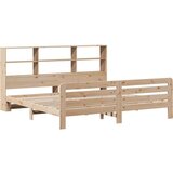vidaXL Posteljni okvir brez vzmetnice 180x200 cm trdna borovina | Shoptok.si