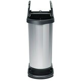 Rotho Pedalni zabojnik Duo Paso (50 l, Srebrne metalik barve, črne barve) | Shoptok.si