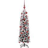 vidaXL Umestno božično drevo Zelena 120 cm PVC, jeklo in plastika | Shoptok.si