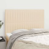  Uzglavlja 4 kom krem 72 x 5 x 78/88 cm od tkanine Cijene