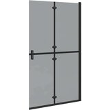  Zid za walk-in tuš Ostalo Crna i tamnoprozirna 110 x 190 cm | shoptok.hr
