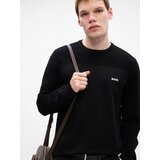Boss Pulover 'Momentum' crna / bijela | shoptok.hr
