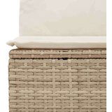  9-dijelni set vrtnih sofa s jastucima bež od poliratana | shoptok.hr