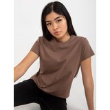 BASIC Feel Good T-shirt-RV-TS-4623.40-brown Cene