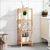 vidaXL Kupaonska polica 36 x 36 x 112 cm od masivnog drva oraha Cijene