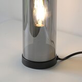 Just LIGHT. 14006-25 - Stona lampa BOTTLE 1xE14/25W/230V crna/zadimljena | Eponuda.com