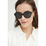 Emporio Armani Sončna očala ženski, črna barva