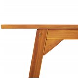  Vrtni blagovaonski stol 110 x 56 x 75 cm masivno bagremovo drvo | shoptok.hr