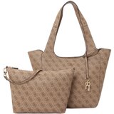 Guess Nakupovalna torba 'Calista' bež / rjava | Shoptok.si