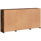  Komoda s LED svjetlima boja dimljenog hrasta 202x37x100 cm | shoptok.hr