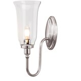 Elstead Lighting Elstead Blake Stenska svetilka za kopalnico z 1 lučjo, polirani nikelj, IP44, G9, (22099097) | Shoptok.si