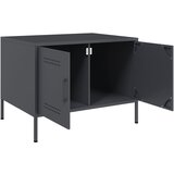  Stolić za kavu antracit 68x50x50,5 cm od čelika | shoptok.hr
