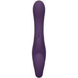 VIVE Suki - vibrator brez naramnic za polnjenje s stimulatorjem klitorisa zajčka (vijolična) | Shoptok.si