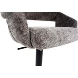 Livetastic BARSKI STOL, siva, črna | Shoptok.si