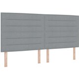Box Vzmetnica na škatlo s vzmetnico in LED svetlobo Siva 200x200 cm Tkanina, (22082973) | Shoptok.si