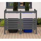 WESTMANN spremište za 2 kante za smeće Planum | 2 x 240L | Antracit | 170x90x120 cm - BRANDED IN GERMANY Cijene