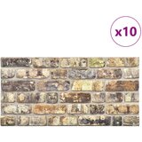  Zidne panele 10 pcs Šareni 100 x 50 cm EPS pjena | shoptok.hr