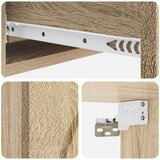 Stolna montirana na zid Hrast sonoma 87 5 x 34 5 x 17 cm | shoptok.hr