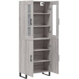  Visoka komoda siva sonome 69,5x34x180 cm od konstruiranog drva | shoptok.hr