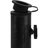  Stalak za suncobran crni 47 x 47 x 33 cm od lijevanog željeza | shoptok.hr