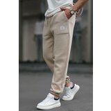 Madmext Beige Pocket Detailed Men's Basic Sweatpants 6522 cene