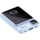  Power bank Mag Charger 22/5W Digital Display 10.000 mAh svetlo plavi | Eponuda.com