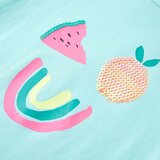  Dječja majica svijetla boja mente 140 | shoptok.hr