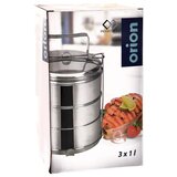 Orion Jeklena 3-nadstropna posoda za kosilo 3x1 l, (5000006485) | Shoptok.si