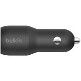 Belkin Dual USB-A Car Charger with A-LTG CCD001bt1MBK | shoptok.hr