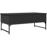  Stolić za kavu crni 100 x 50 x 40 cm konstruirano drvo i metal | Eponuda.ba