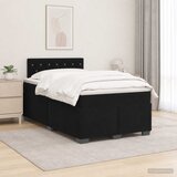  s box springom, madracem i LED-om Crna 120 x 200 cm | shoptok.hr