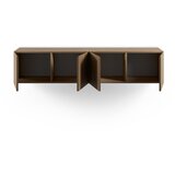 Marckeric TV omarica v hrastovem dekorju v naravni barvi 180x38x35 cm Daroca – | Shoptok.si