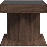  Stolić za kavu LED smeđa boja hrasta 50x50x45 cm drveni | Eponuda.com