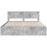  Okvir za krevet Beton 180 x 200 cm Konstruirano drvo | shoptok.hr