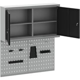  Set ormara za alate 3 pcs Crna Čelik s prahom premazan | shoptok.hr